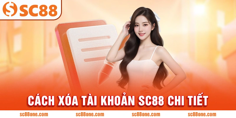 Cách xóa tài khoản SC88 chi tiết